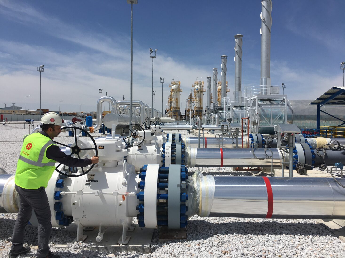 Pipeline and valve infrastructure